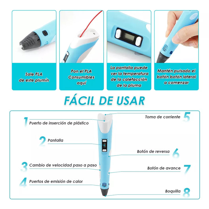🚀Lapiz Impresora 3D SketchPro™🚀🎨