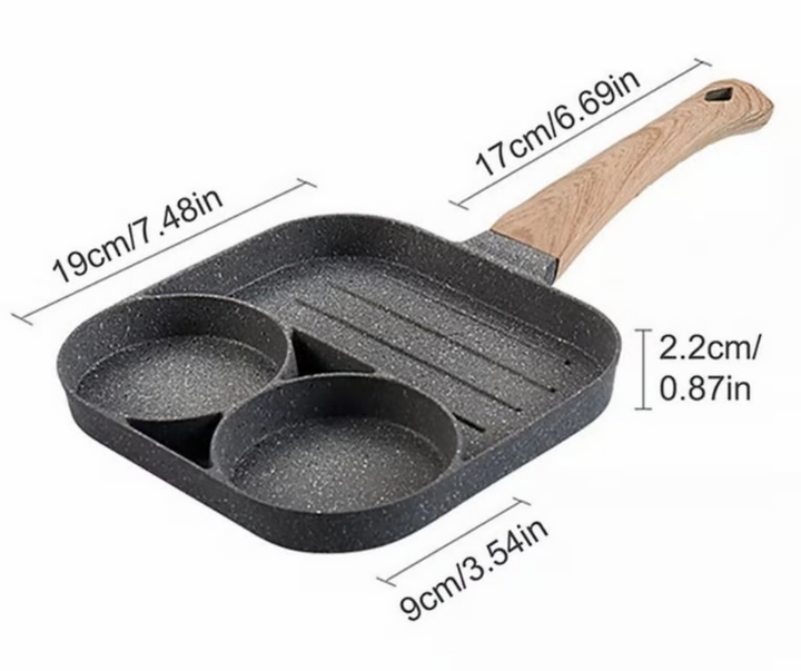 Sartén Triple Antiadherente Trivana wok™🍳🔪